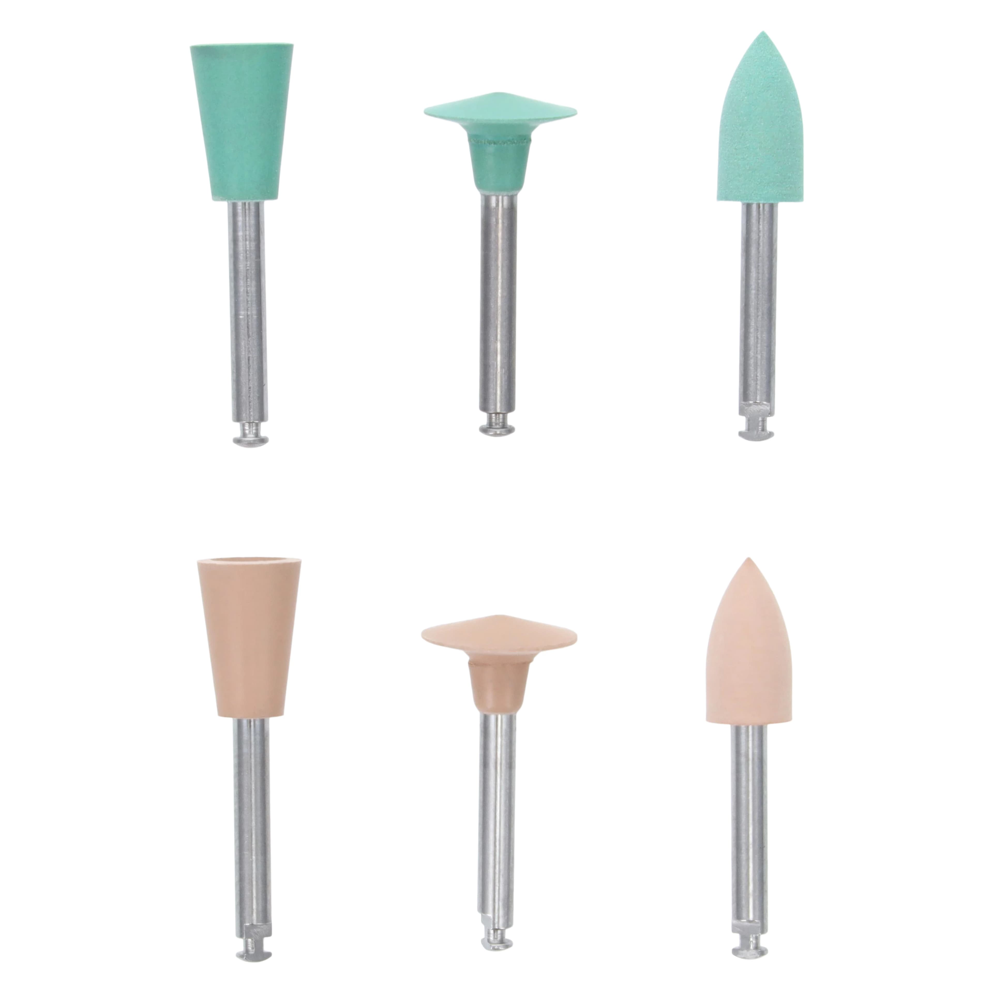Zir-Cut Zirconia Polisher Logic Set, RA Shank, Assorted, 6-Piece Kit, LS-517 thumbnail 2