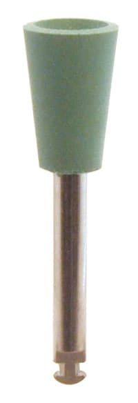 Zir-Cut Zirconia Polishers, Pre-Polishing, RA, Cup, # 060, 6 mm, Green, 3/Pk, P902 - Zir-Cut Zirconia Polishers, Pre-Polishing, RA, Cup, # 060, 6 mm, Green, 3/Pk, P902 - Image 1