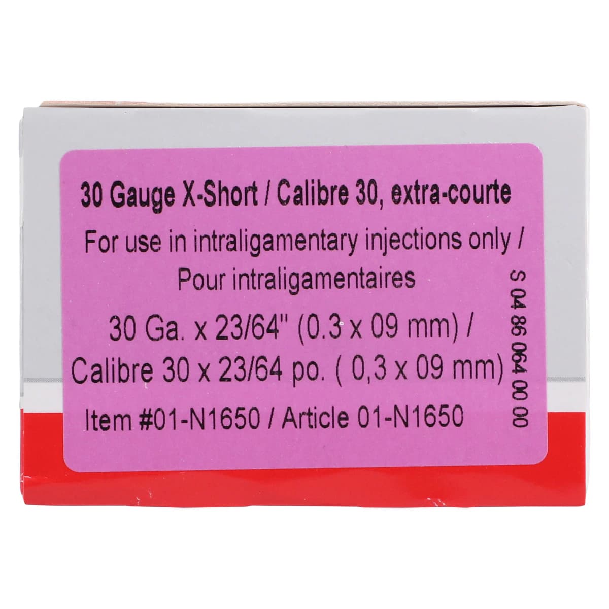 Septoject Evolution Dental Needles, 30 Gauge, X-Short, 9 mm, Purple, 100/Bx, 01N1650 thumbnail 6