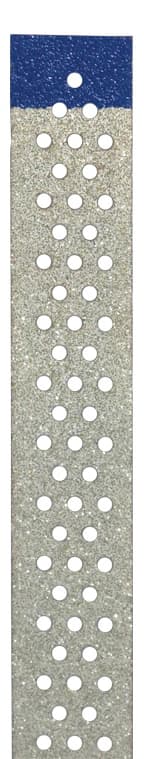 NTI Perforated Diamond Finishing Strips, Wide, 4.0mm, Medium (Blue), 0.11mm Thick, 150mm Long, 10/Pk, FSP4-M - Perf. Diamond Strip 4.0mm - Medium Blue (10) - Image 1