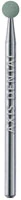 NTI Green Abrasive Mounted Stone, Large Round, RA (Right Angle) Shank, Fine Grit, 4 mm Head, 12/Pkg, GF602-RA - NTI Green Abrasive Large Round RA Shank Pack of 12 - Image 1