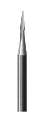 NTI Specialty Carbide End Cutting Bur, #H957-010, 1.0 mm Head, 4.2 mm Length, Friction Grip, 5/Pack - NTI&reg; Specialty Carbide Burs - End Cutting - #H957 - Image 1