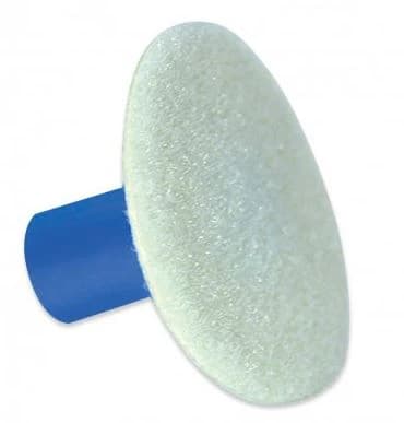 Shammy Bright™ Large Polishing Discs, 1/2", Right Angle Latch, Micro-cloth, Refill, 25/Pk, DSC-LD - Shammy Bright™ 1/2" Polishing System Large Discs Pack of 25 - Image 1
