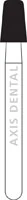 NTI FG Diamond Bur, Fine Grit, Modified Shoulder Taper, #845KR-025, 2.5 mm Head Diameter, 4.0 mm Head Length, Friction Grip, 5/Pkg - NTI&reg; FG Diamonds - Fine - #845KR-025 (4.0) - Image 1