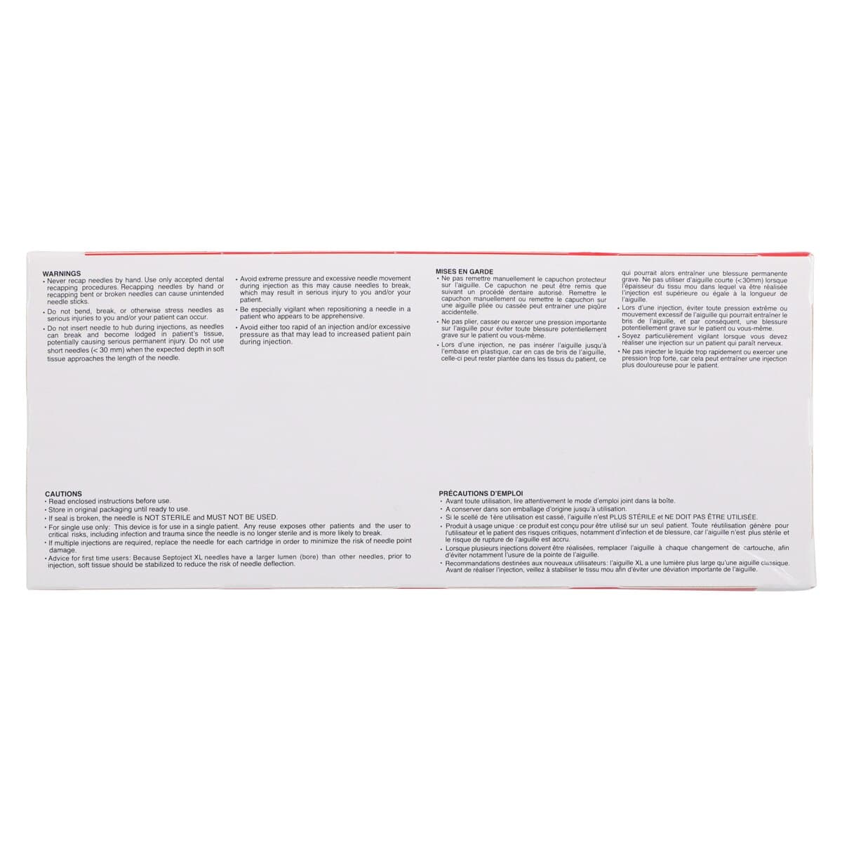 Septoject XL Block Dental Needles, 27 Gauge, Long (35 mm), Sterile, Disposable, Plastic Hub, 100/Box, 01-N1550 thumbnail 8