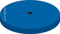 Kerr AXIS NTI Blue Silicone Unmounted Polisher, Large Disc, Medium Grit, 22 mm, 100/Pack, P0401G - #220 Blue NTI Unmounted Polisher Large Discs Pack of 100 - Image 1