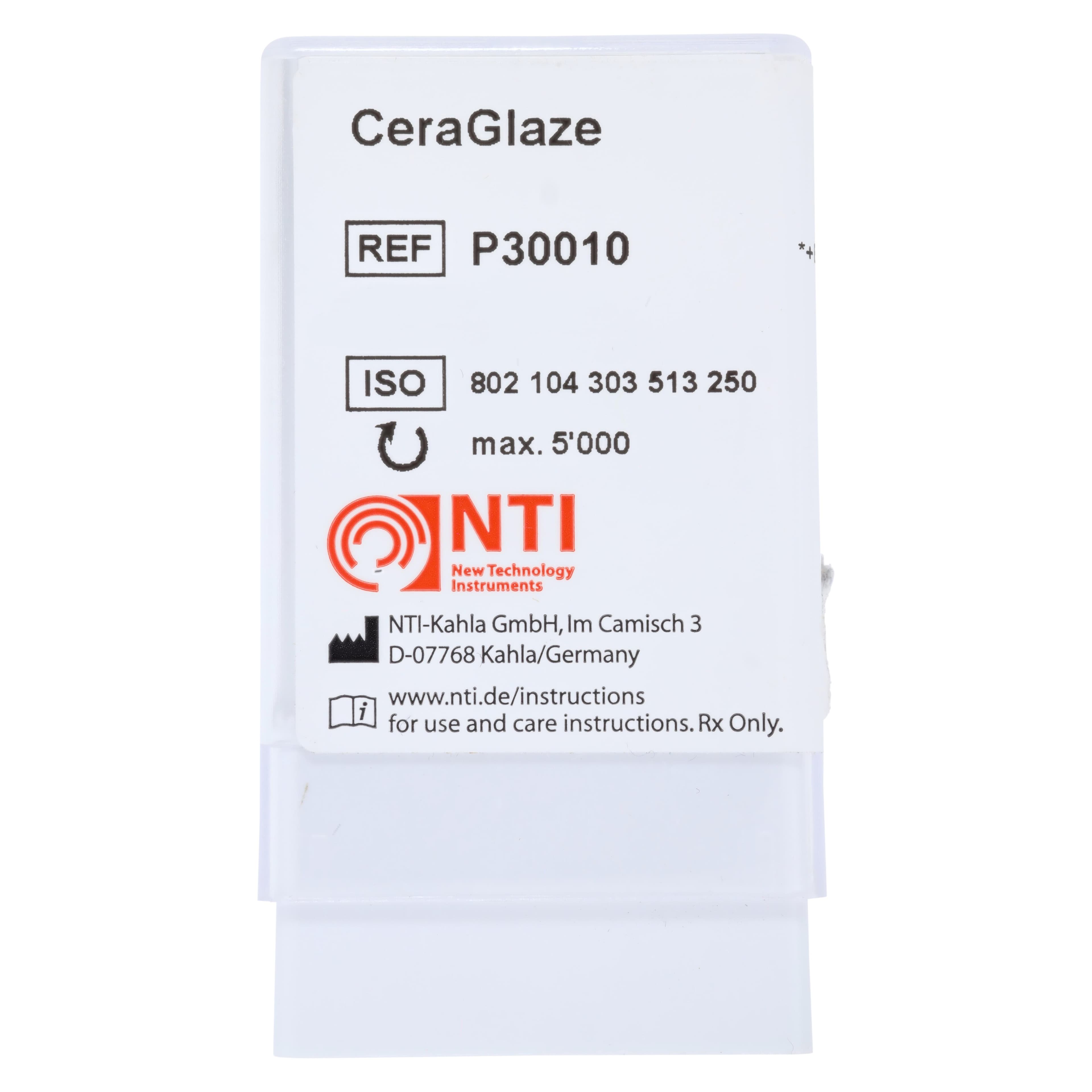 NTI CeraGlaze Porcelain Polisher, Superfine, Yellow, Knife Edge, HP Shank, 25 mm, P30010, 1/Pk thumbnail 4