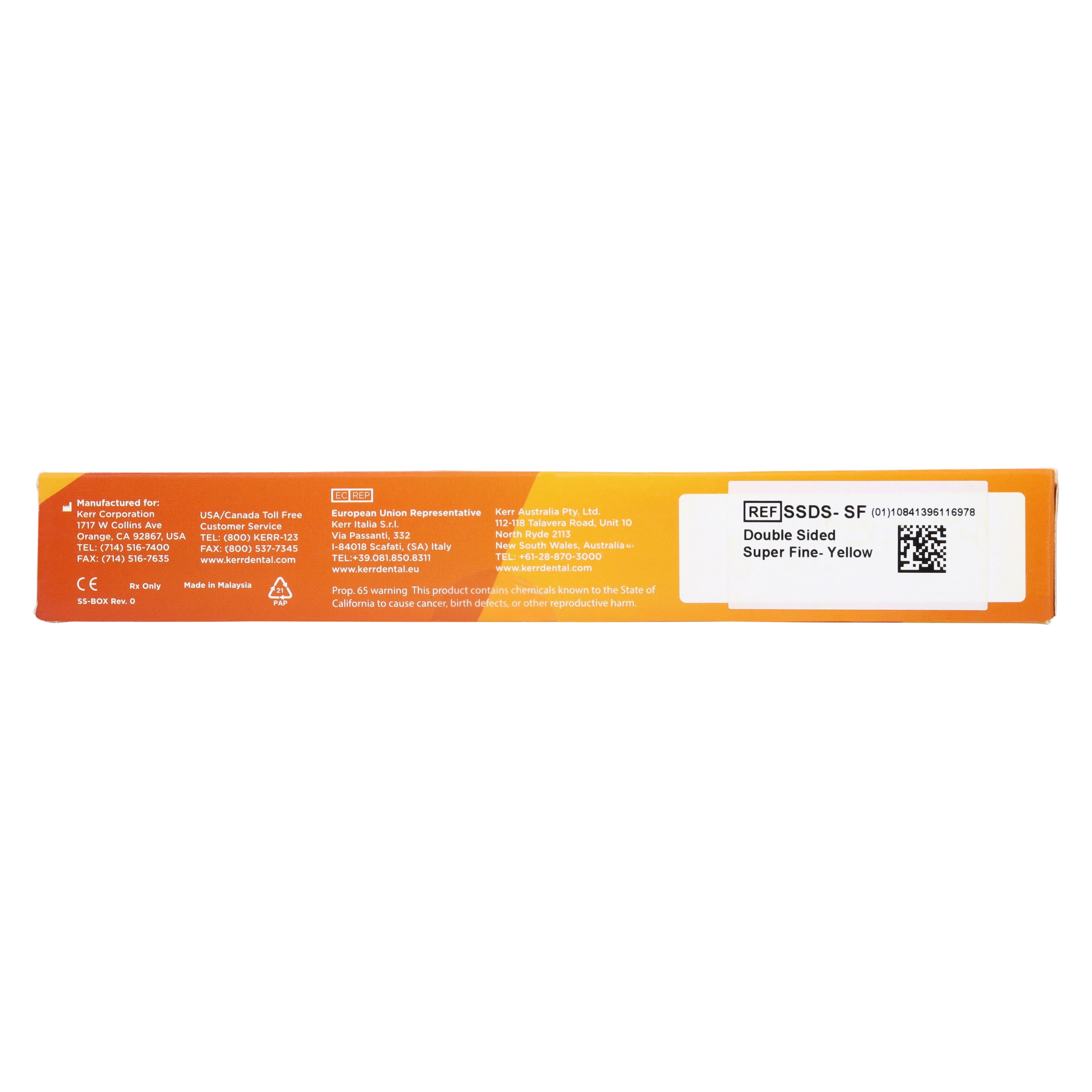 SmartStrip Finishing Strips, Double-Sided, Super Fine, 0.18mm, Yellow, 10/Pk, SSDS-SF thumbnail 4