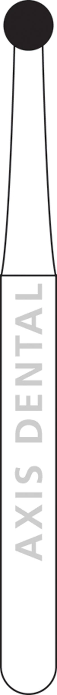 NTI 2-Piece Operative Carbide Bur, FG, Round #4, 1.4 mm, 5/Pk, H4-FG - NTI H4-014 FG Operative Carbide 5/Pk - Image 1