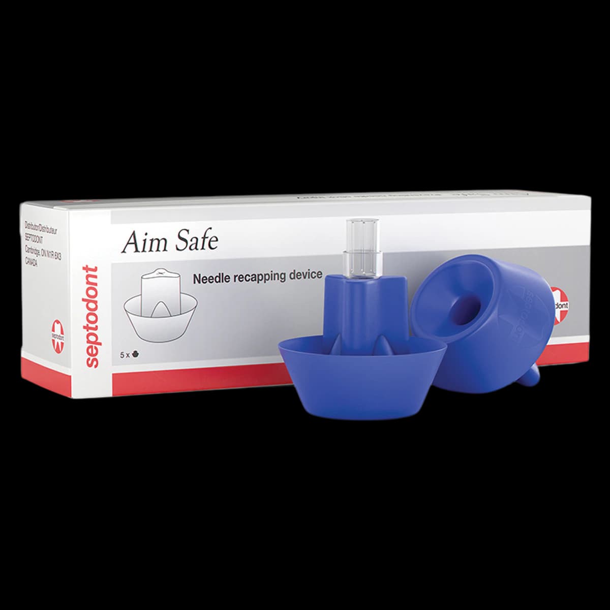 Aim Safe Needle Recapping Device, Autoclavable, 5/Box, 01N0015 thumbnail 2