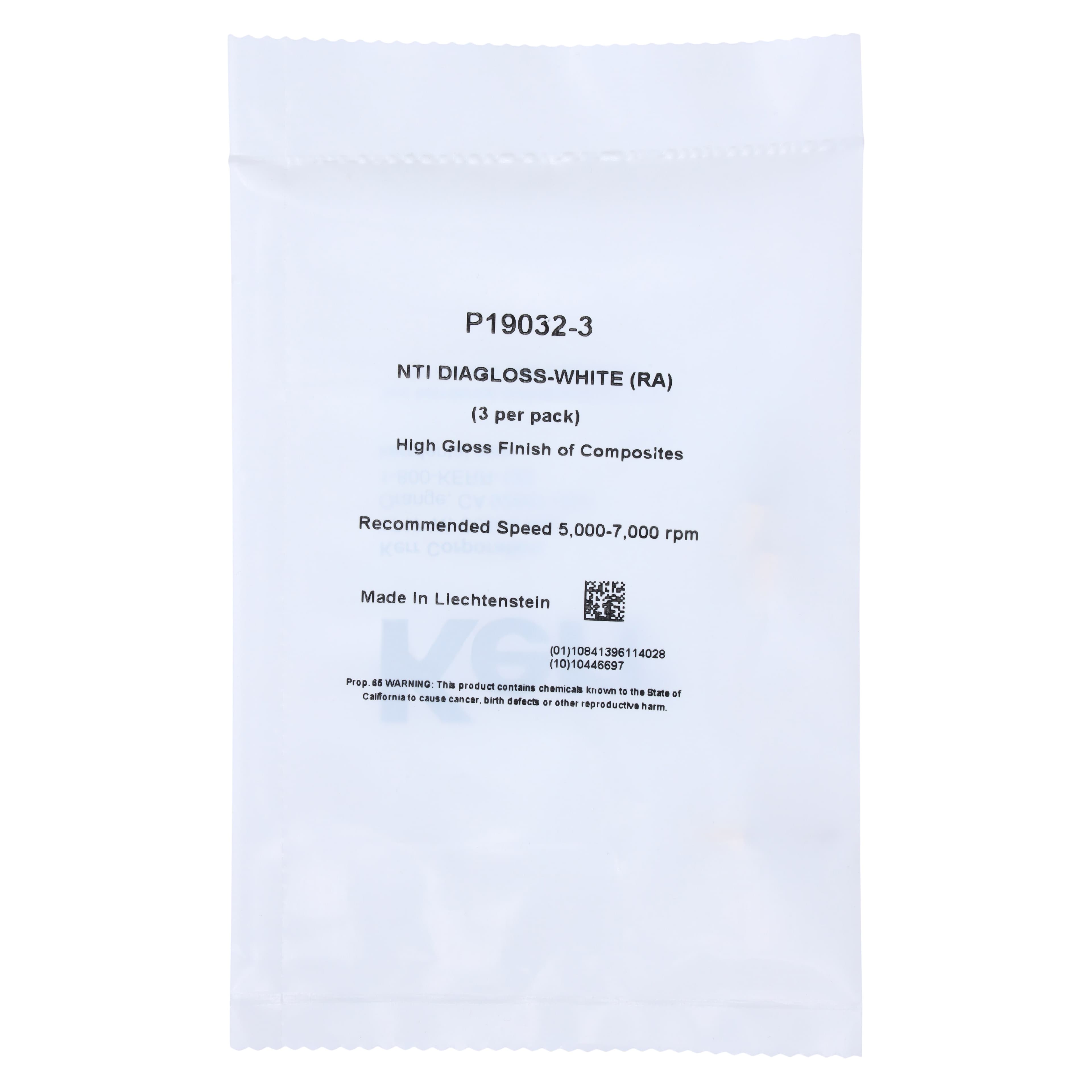 NTI DiaGloss Composite Polisher, White High Shine, RA/Latch, Large Flame Point, 3/Pkg, P19032-3 thumbnail 2