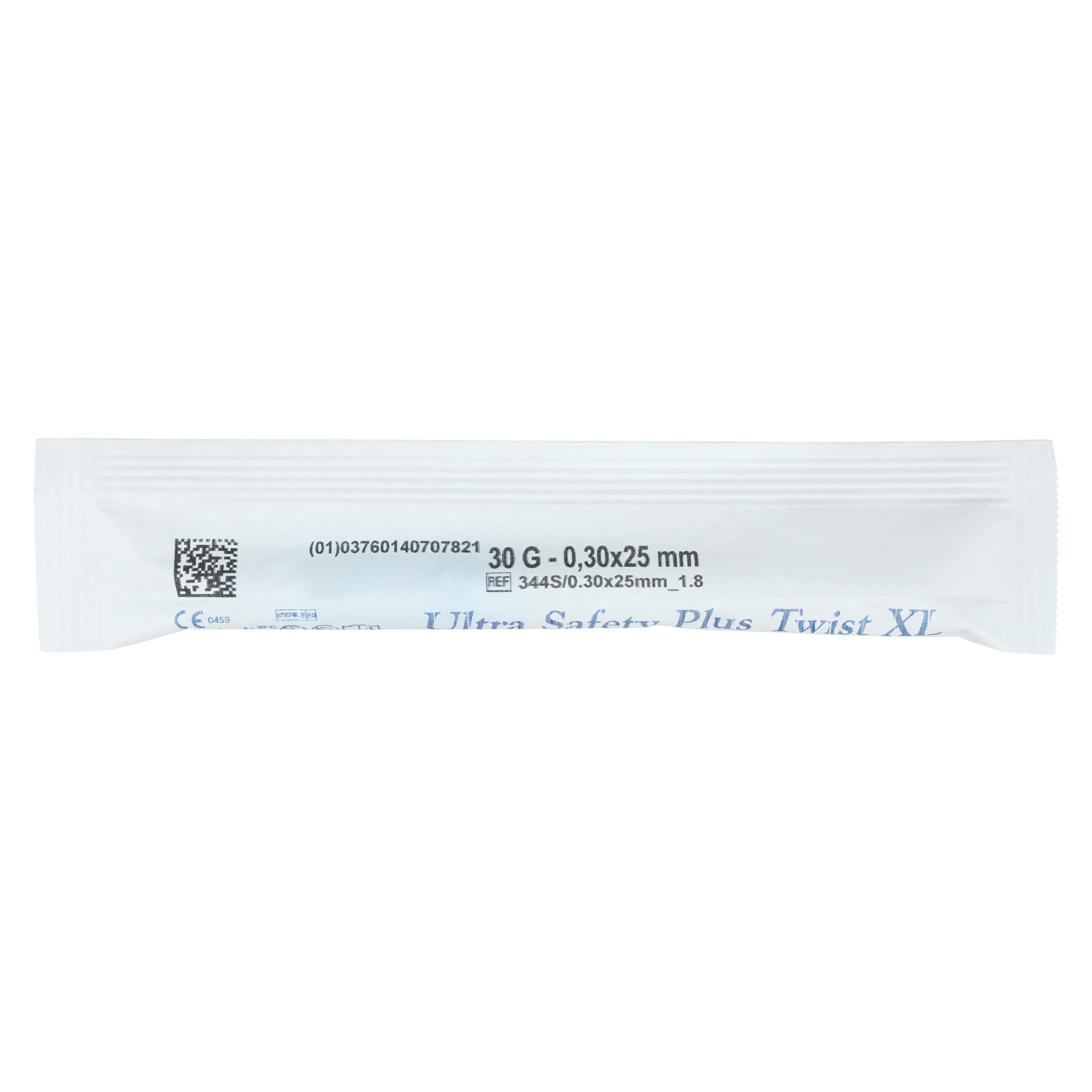 Septodont Ultra Safety Plus Twist XL Sterile Injection Needles, 30G Short, Blue, 100/Box with 1 Syringe Handle, 01N4501 thumbnail 3