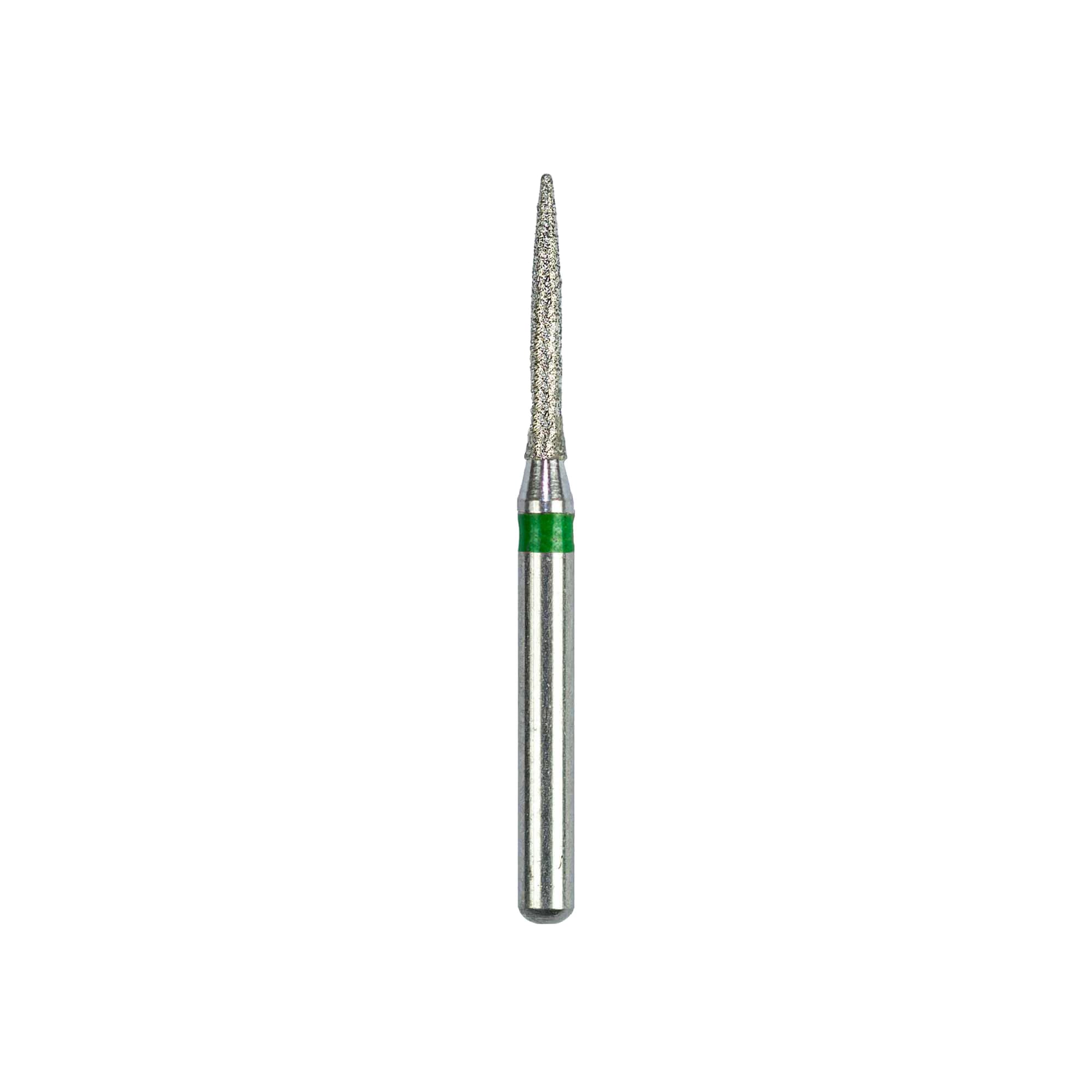 SimpliCut Single-Use Sterile Diamond Bur, Flame, Coarse Grit, Friction Grip, 25/Pkg, C862-010-D - #862-010 Coarse SimpliCut Diamond Bur Flame Pack of 25 - Image 1