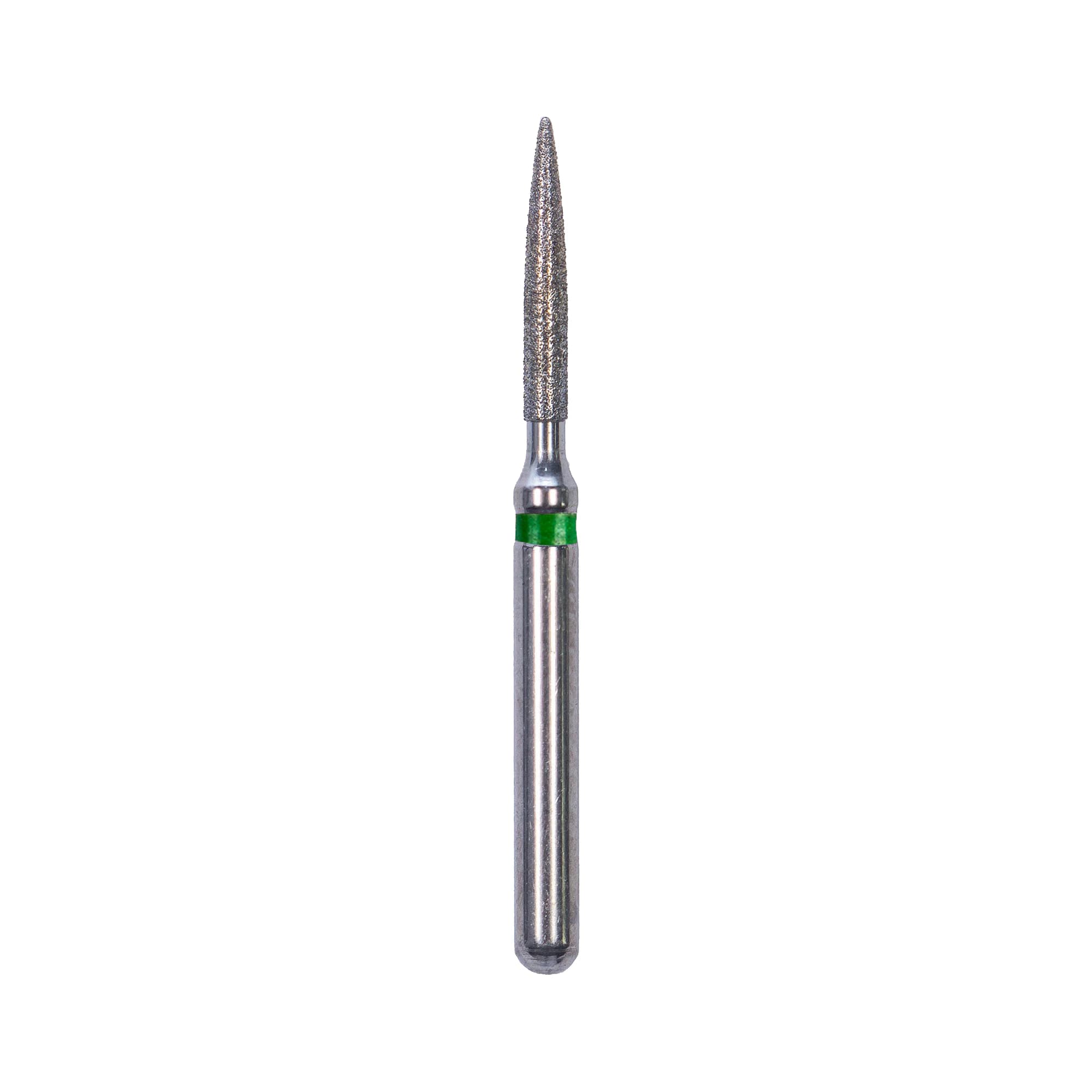SimpliCut Sterile Single-Use Diamond Bur, Flame, Coarse Grit, Friction Grip, 25/Pkg, C862-012-D - #862-012 Coarse SimpliCut Diamond Bur Flame Pack of 25 - Image 1