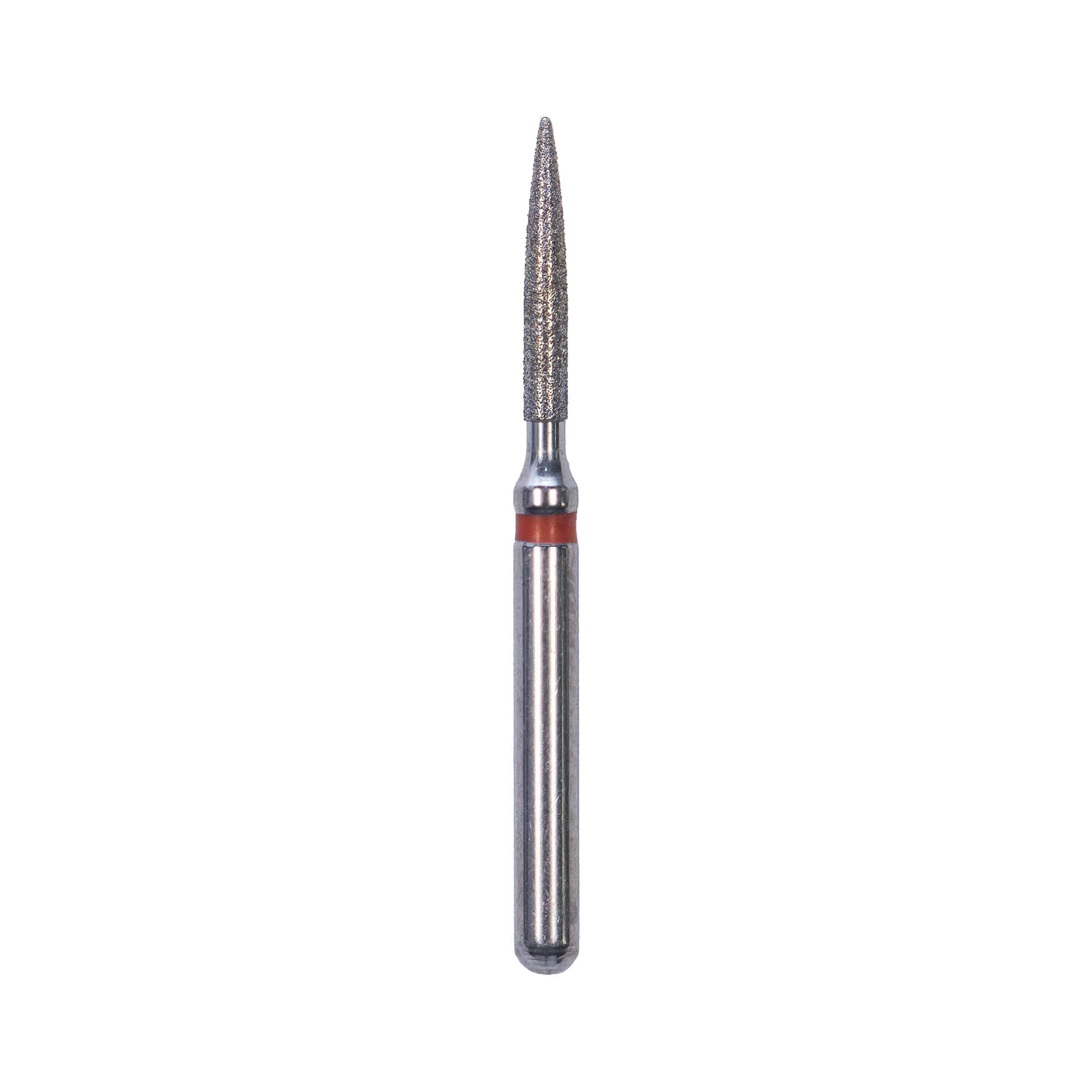 SimpliCut Single-Use Sterile Diamond Bur, Flame, Fine Grit, Friction Grip, 25/Pkg, F862-012-D - #862-012 Fine SimpliCut Diamond Bur Flame Pack of 25 - Image 1