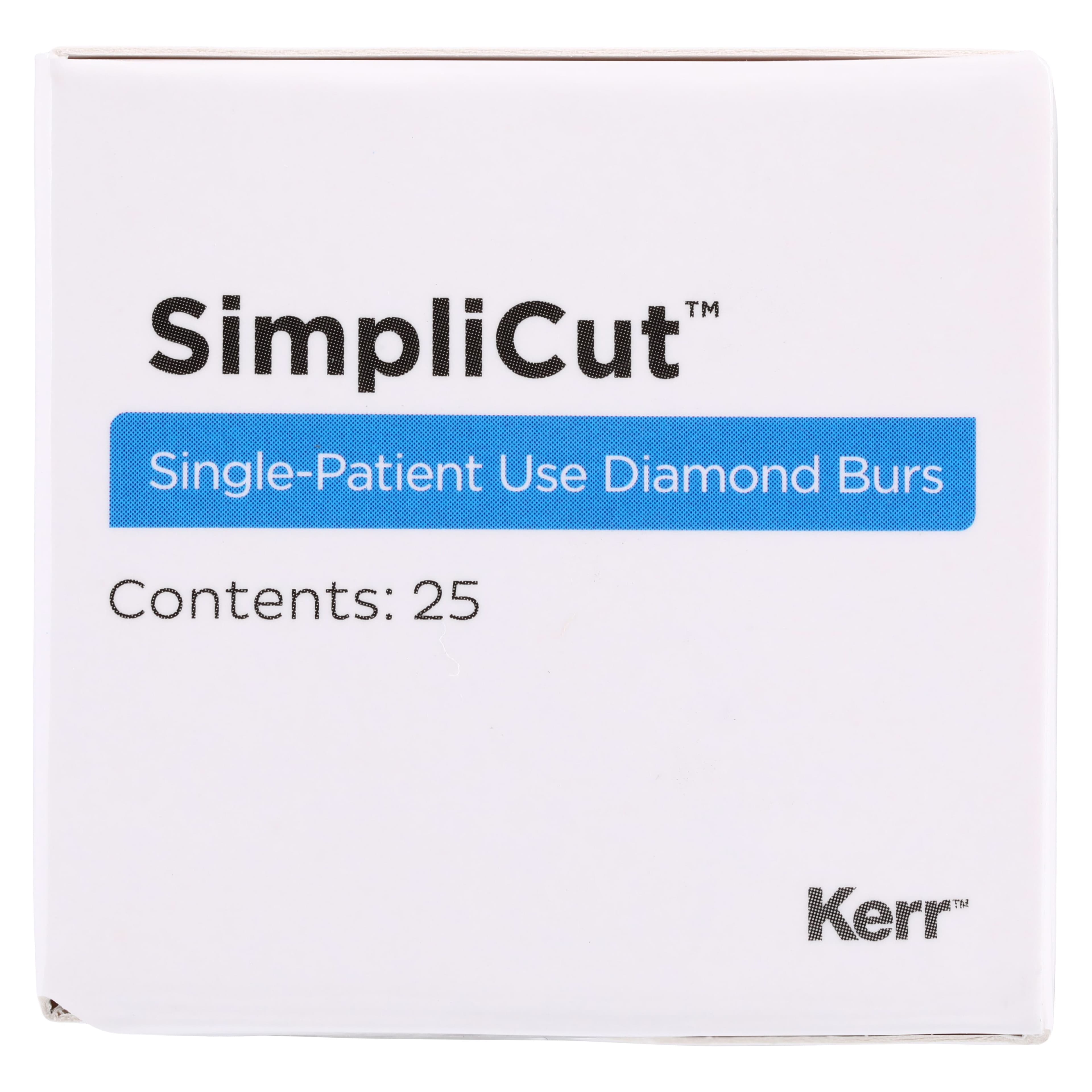 SimpliCut Single-Use Sterile Diamond Bur, Needle, Fine Grit, Friction Grip, #F859-014-D, 25/Pkg thumbnail 6