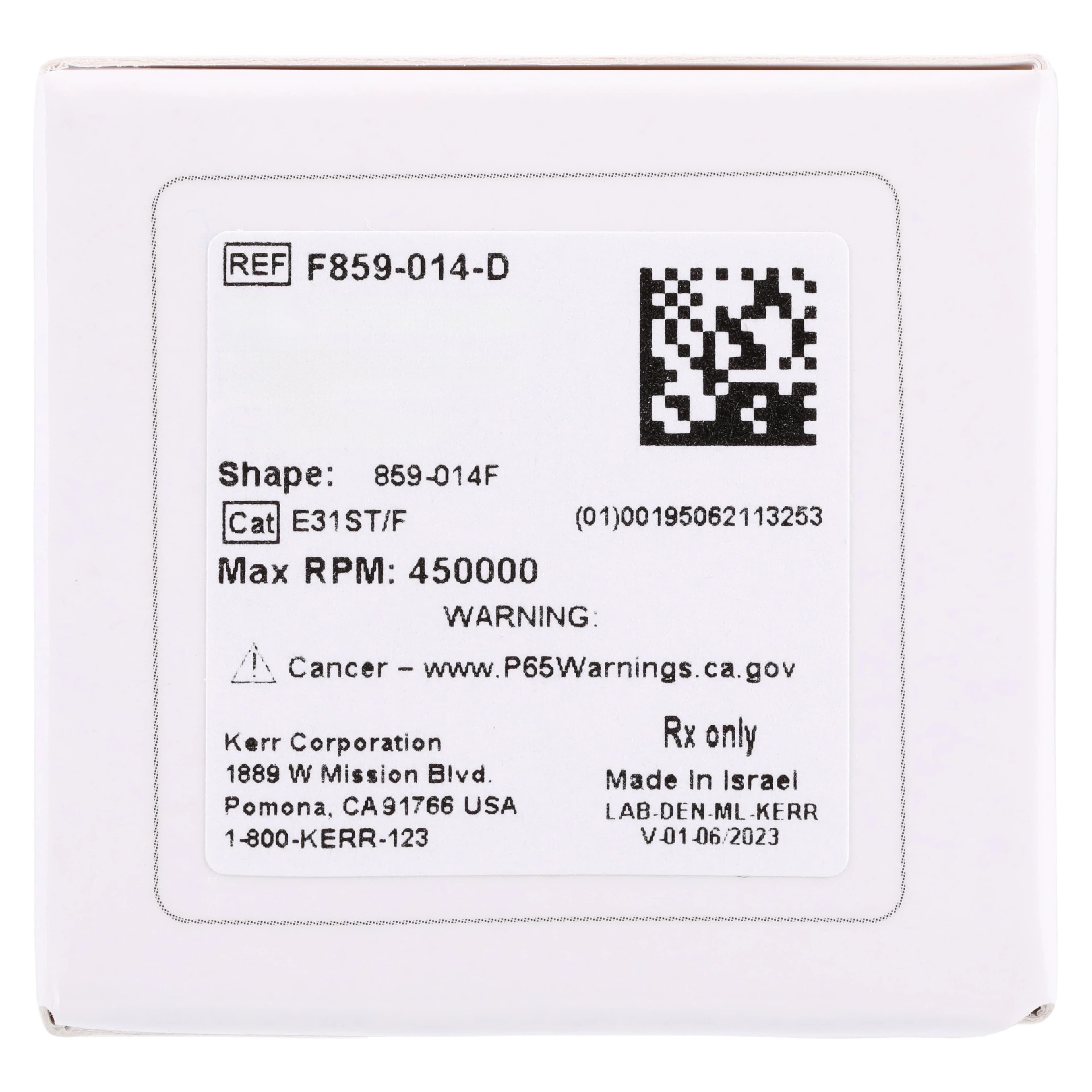 SimpliCut Single-Use Sterile Diamond Bur, Needle, Fine Grit, Friction Grip, #F859-014-D, 25/Pkg thumbnail 7