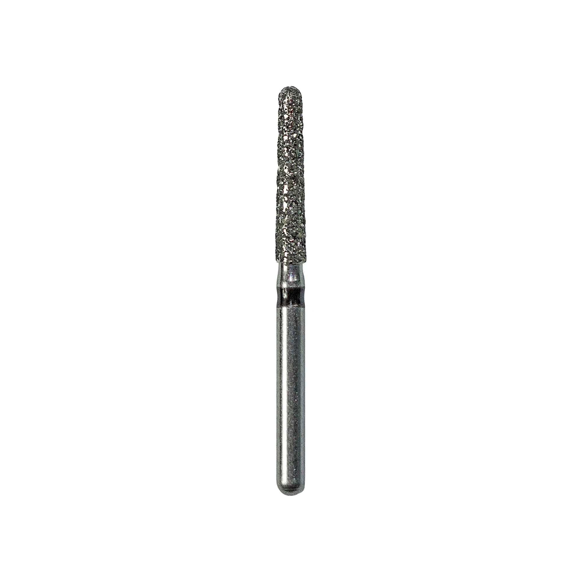 SimpliCut Sterile Single-Use Diamond Bur, Round End Taper, Super Coarse, Friction Grip, 850-018, 25/Pk, SC850-018-D - #850-018 Super Coarse SimpliCut Diamond Bur Round End Taper Pack of 25 - Image 1