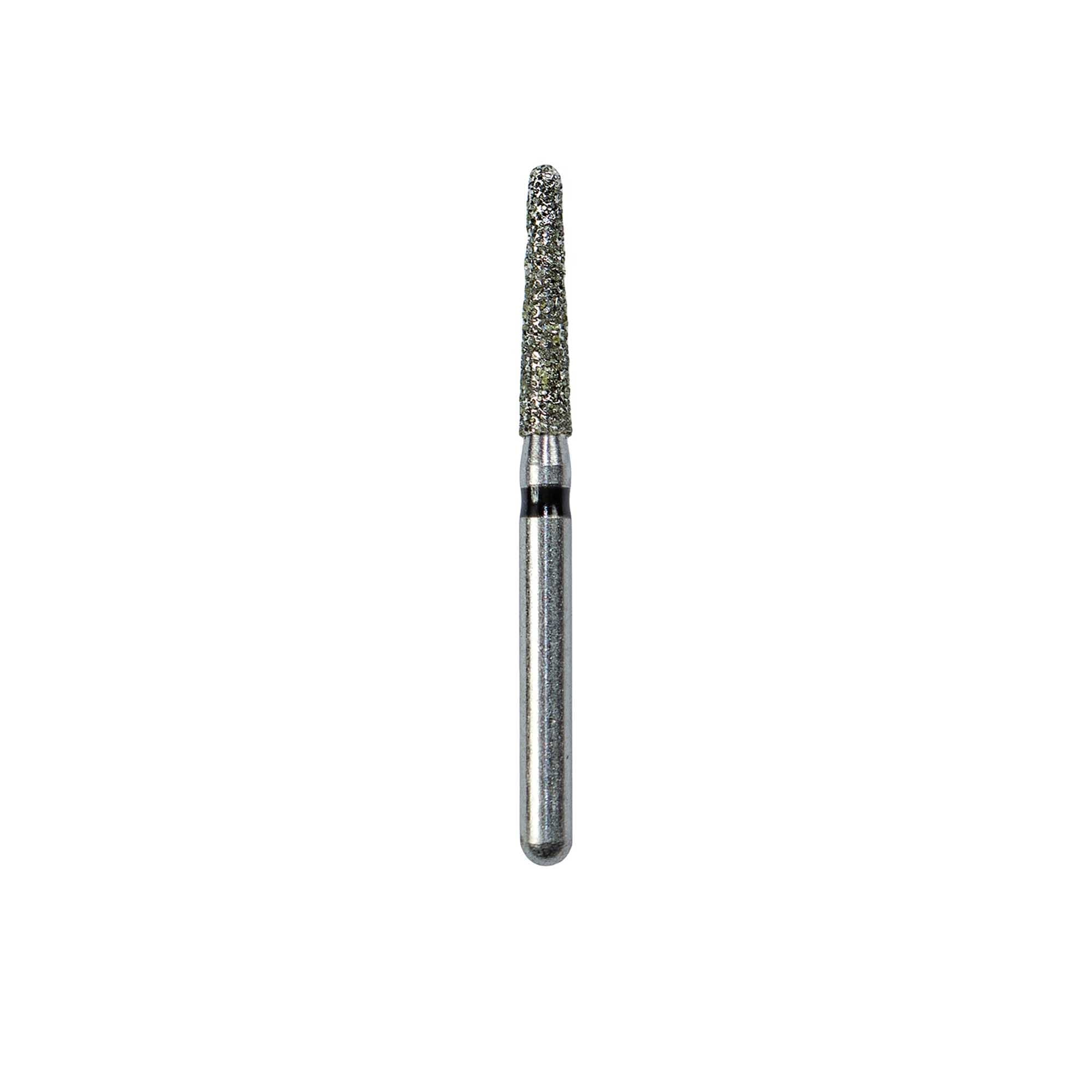 SimpliCut Single-Use Sterile Diamond Bur, Round End Taper, Super Coarse, Friction Grip, #SC856-016-D, 25/Pkg - #856-016 Super Coarse SimpliCut Diamond Bur Round End Taper Pack of 25 - Image 1