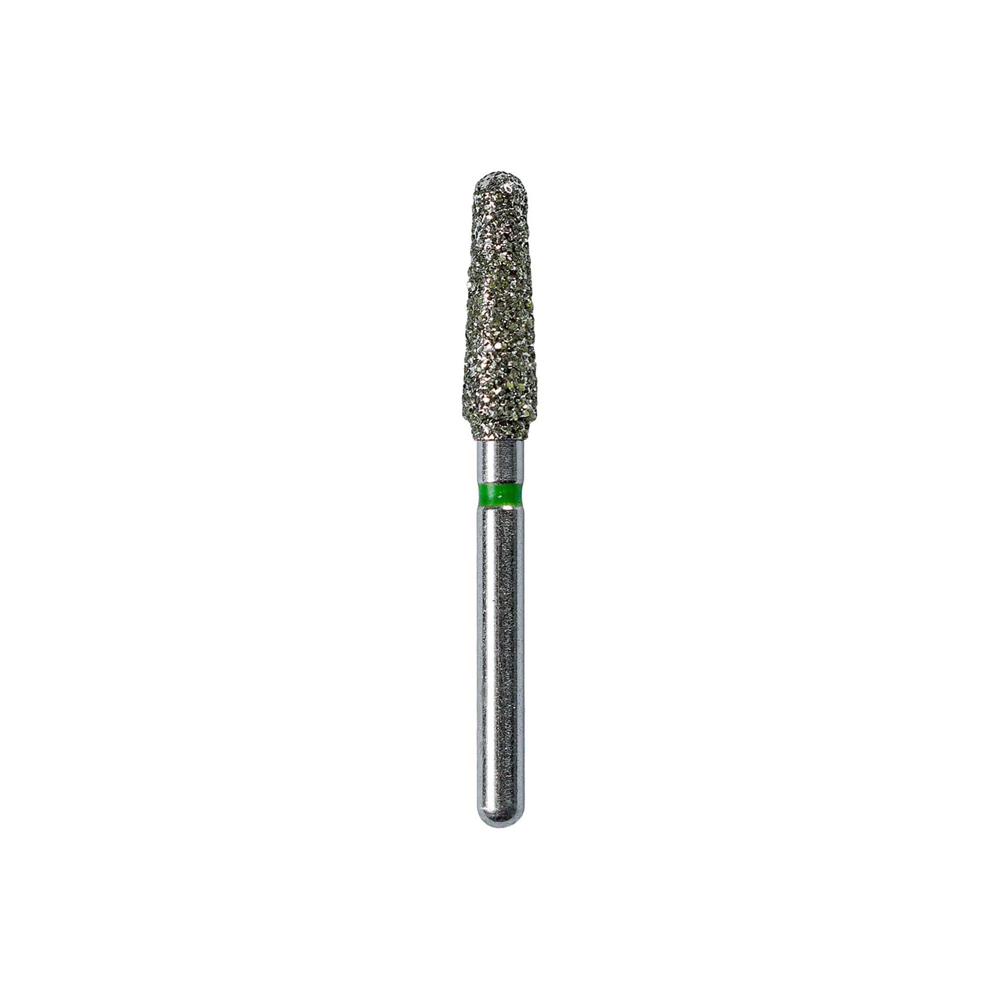SimpliCut Single-Use Sterile Diamond Bur, Round End Taper, Coarse Grit, Friction Grip, 25/Pkg, C856-025-D - #856-025 Coarse SimpliCut Diamond Bur Round End Taper Pack of 25 - Image 1