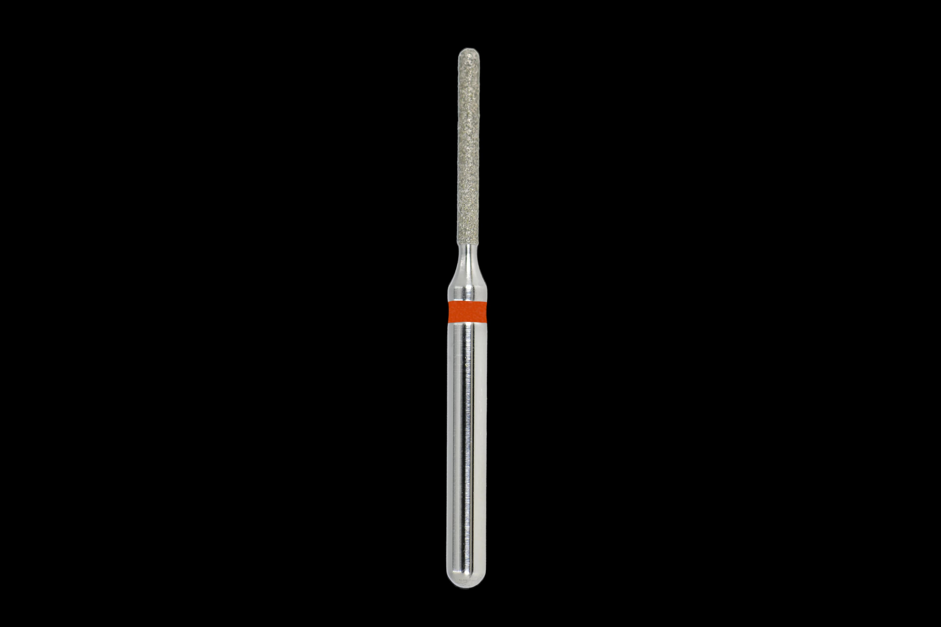 SimpliCut Single-Use Sterile Diamond Bur, Round End Cylinder, Fine Grit, Friction Grip, KS0F-D, 25/Pkg - #KS0F Fine SimpliCut Diamond Bur Round End Cylinder Pack of 25 - Image 1