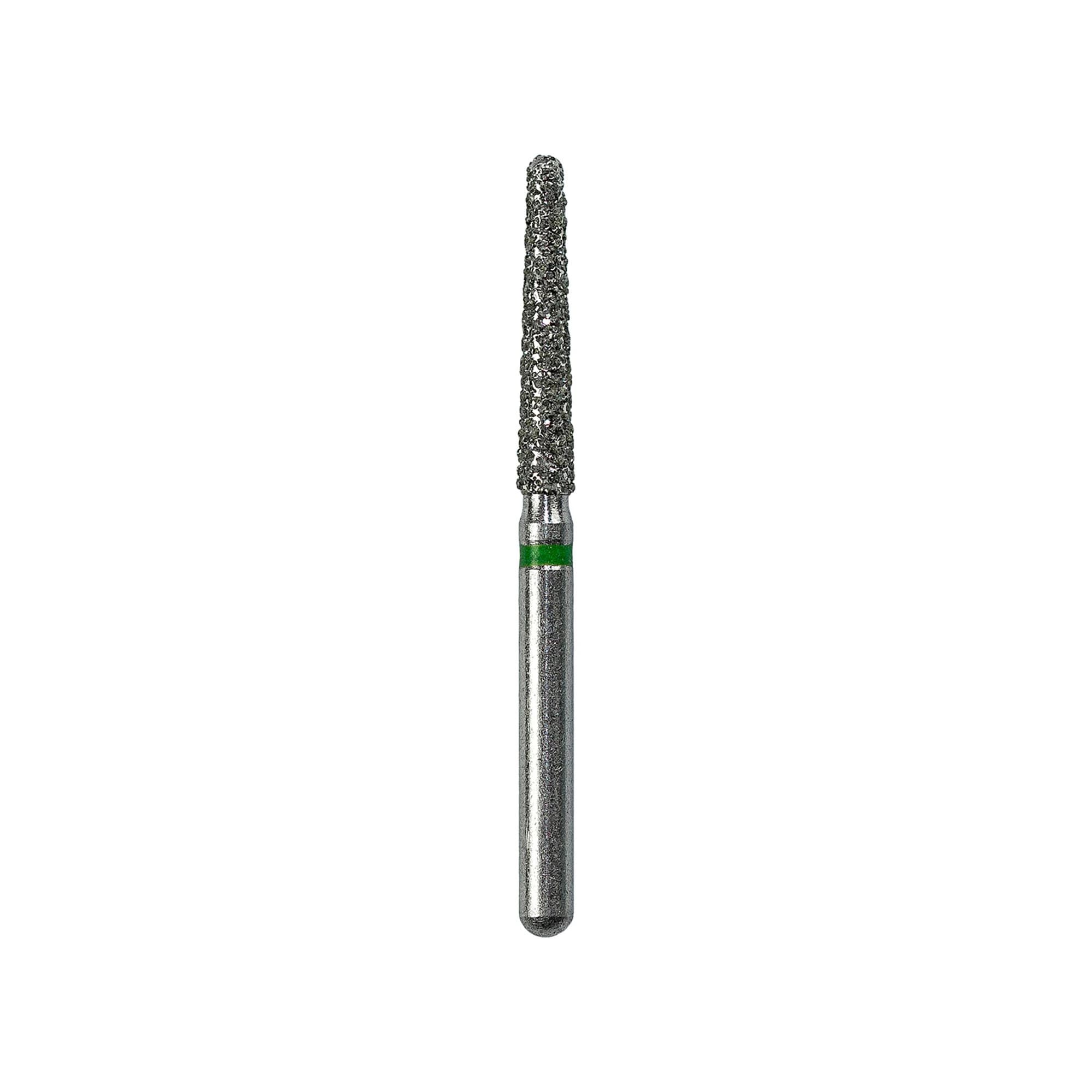 SimpliCut Single-Use Sterile Diamond Bur, Round End Taper, Coarse Grit, Friction Grip, 25/Pkg, C850-016-D - #850-016 Coarse SimpliCut Diamond Bur Round End Taper Pack of 25 - Image 1