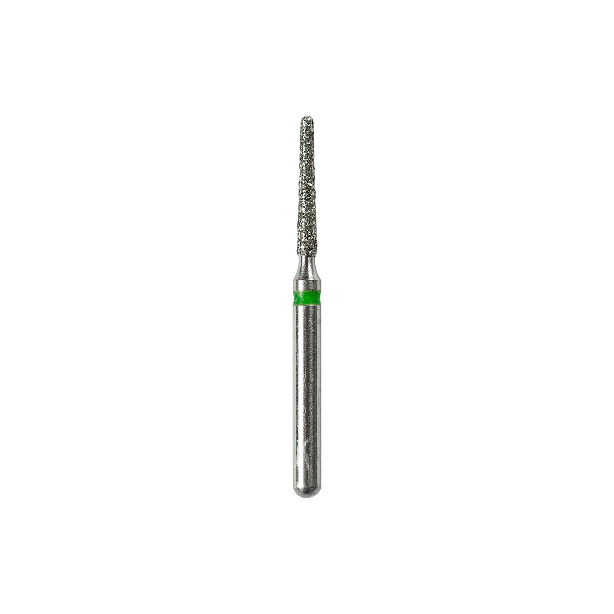 SimpliCut Single-Use Sterile Diamond Bur, Round End Taper, Coarse Grit, Friction Grip, 25/Pkg, C856-012-D - #856-012 Coarse SimpliCut Diamond Bur Round End Taper Pack of 25 - Image 1
