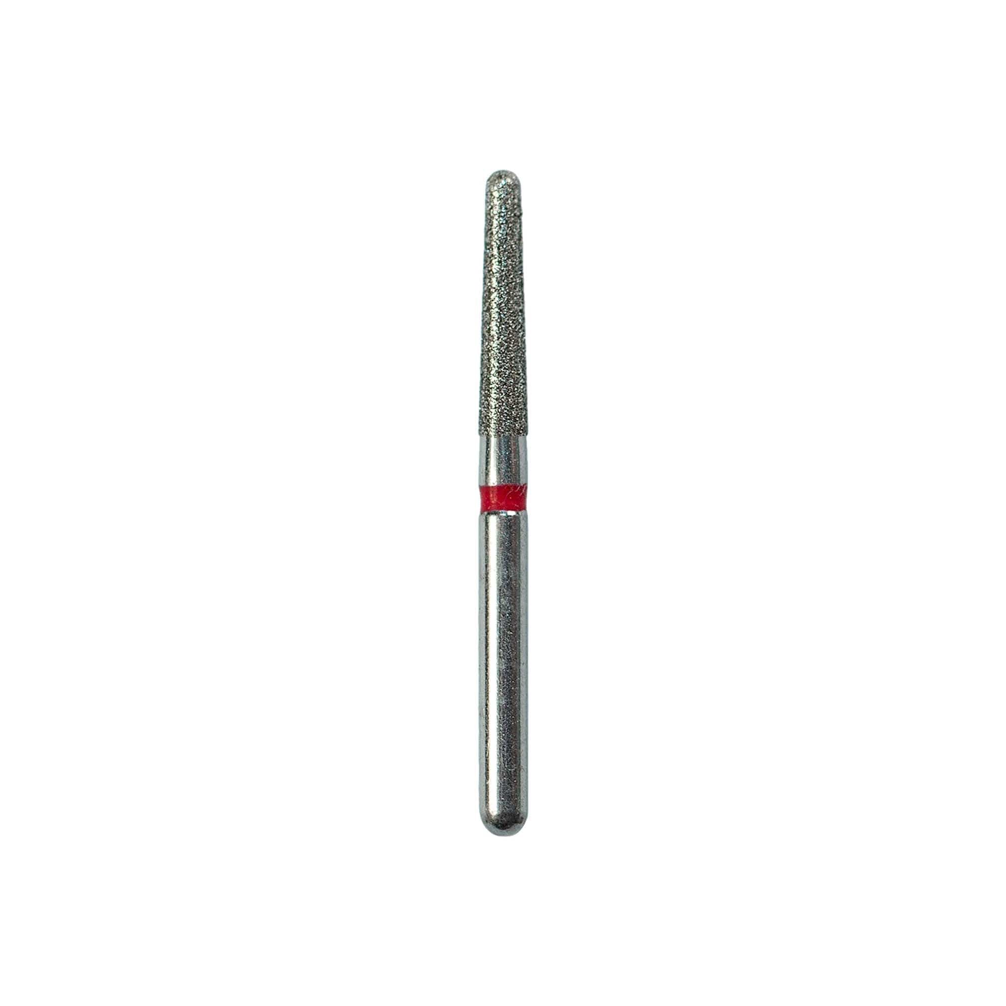 SimpliCut Single-Use Sterile Diamond Bur, Round End Taper, Fine Grit, Friction Grip, 25/Pk, F856-018-D - #856-018 Fine SimpliCut Diamond Bur Round End Taper Pack of 25 - Image 1