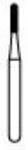NTI 2-Piece Operative Carbide Bur, FG, Round End Cylinder, #1156 / H21R-008, 0.8 mm Head Diameter, 4.2 mm Head Length, 5/Pkg, H1156-FG - NTI® 2-Piece Operative Carbide Burs, FG - Cylinder Round End, # 1156, 0.8 mm Diameter, 4.2 mm Length, 5/Pkg - Image 1