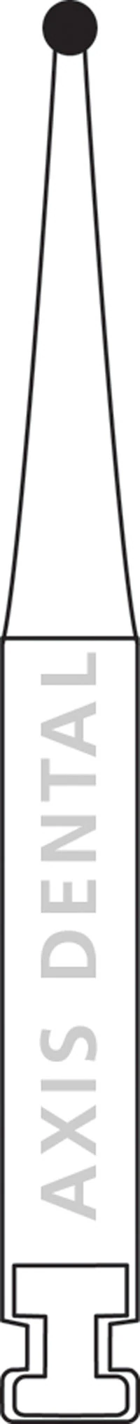 NTI 2-Piece Operative Carbide Burs, RA (Right Angle Latch), Round #1/2, 0.6 mm Head Diameter, 5/Pkg, H0.5-RA - NTI® 2-Piece Operative Carbide Burs, RA - Round, # 1/2, 0.6 mm Diameter, 5/Pkg - Image 1