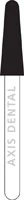 NTI Gold Pack FG Diamond Bur, Super Coarse, Round End Taper, #856-025, 2.5 mm Head, 8.0 mm Length, 50/Pkg, SC856-025G - NTI&reg; FG Diamonds - Super Coarse - #856-025 (8.0) - Gold Pack - Image 1