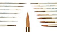 Renfert Takanishi Ceramist Opaque Brush, Synthetic Bristle, 2/Pack, 17140200 thumbnail 2