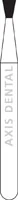 NTI Diamond Bur, FG, Inverted Cone, #M805, 1.2 mm, Medium Grit, Gray, 5/Pk, M805-012 - NTI Diamond Burs, FG, Inverted Cone, # M805, 1.2 mm, Medium, Gray, 5/Pk, M805-012 - Image 1