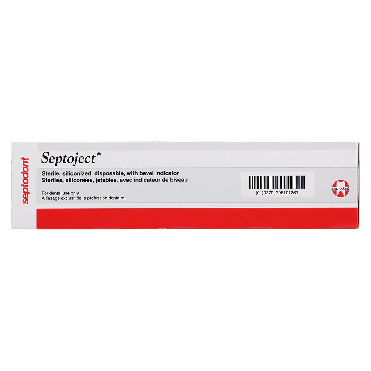 Septoject Dental Hypodermic Needles, 25 Gauge Long (35mm), Red, Plastic Hub, 100/Box, 01-N1252 thumbnail 8