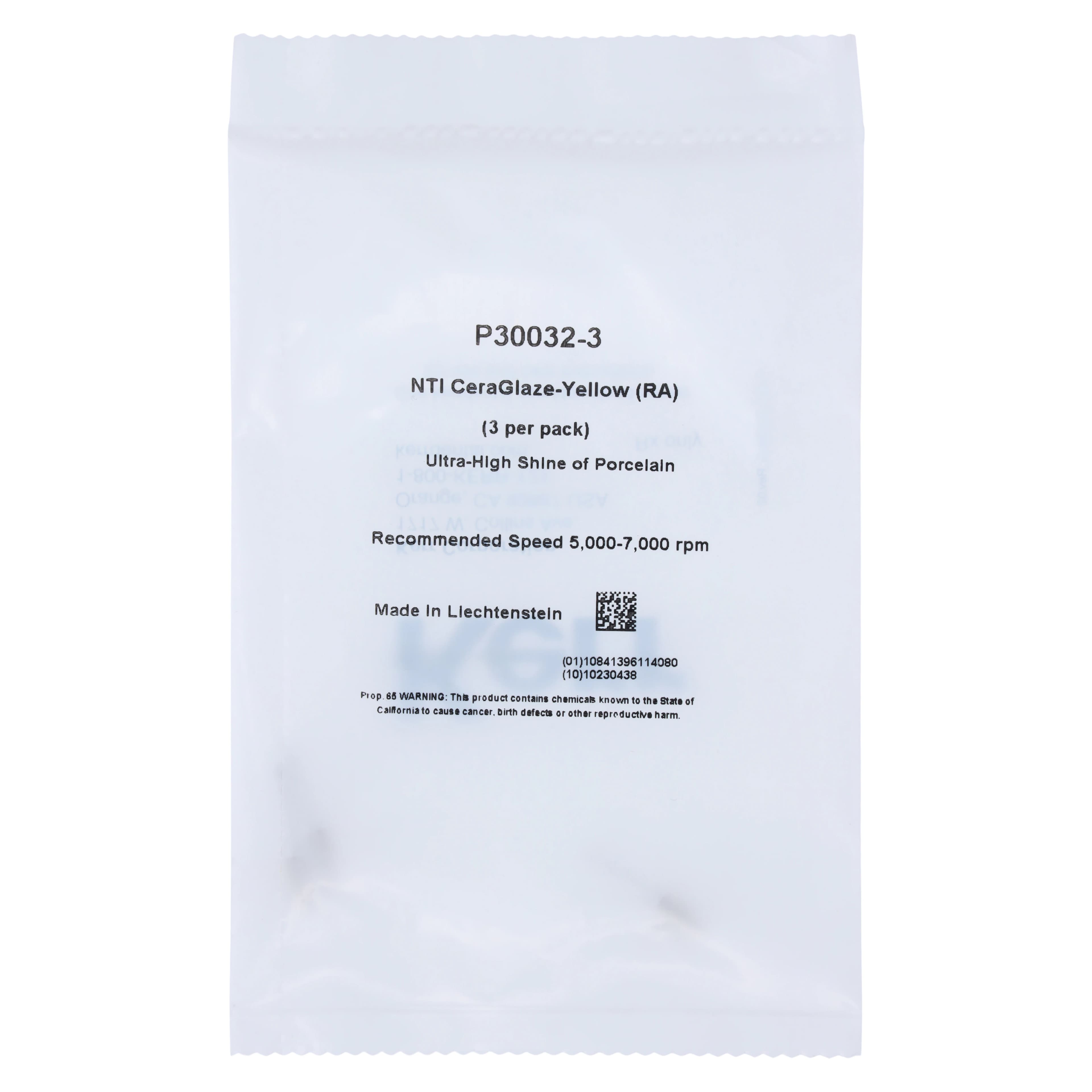 CeraGlaze Porcelain Polishing System, Superfine, Yellow, Flame, RA/Latch, 3/Pk, P30032-3 thumbnail 2