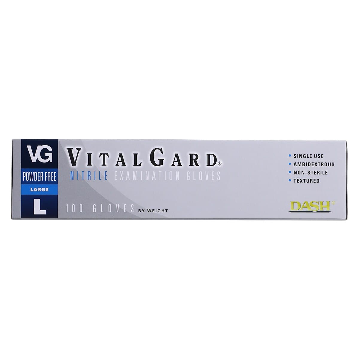 VitalGard Nitrile Exam Gloves, Powder-Free, Latex-Free, Large, Blue, 100/Box, VNPF100L thumbnail 8