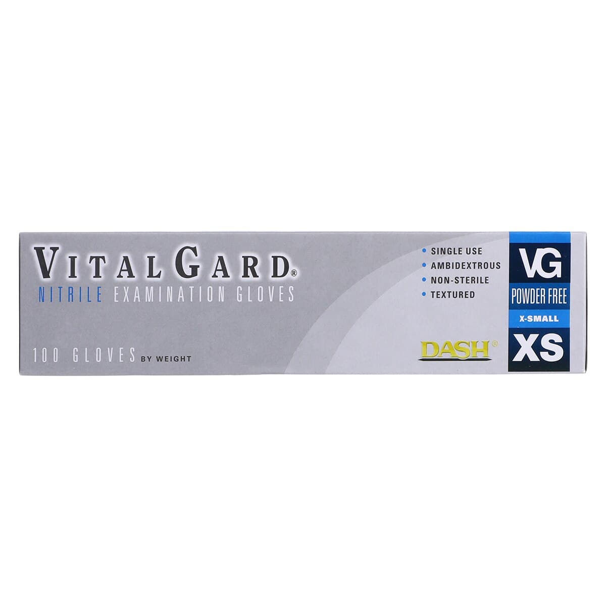 VitalGard Nitrile Exam Gloves, Powder Free, Latex Free, X-Small, Blue, 100/Box, VNPF100XS thumbnail 8