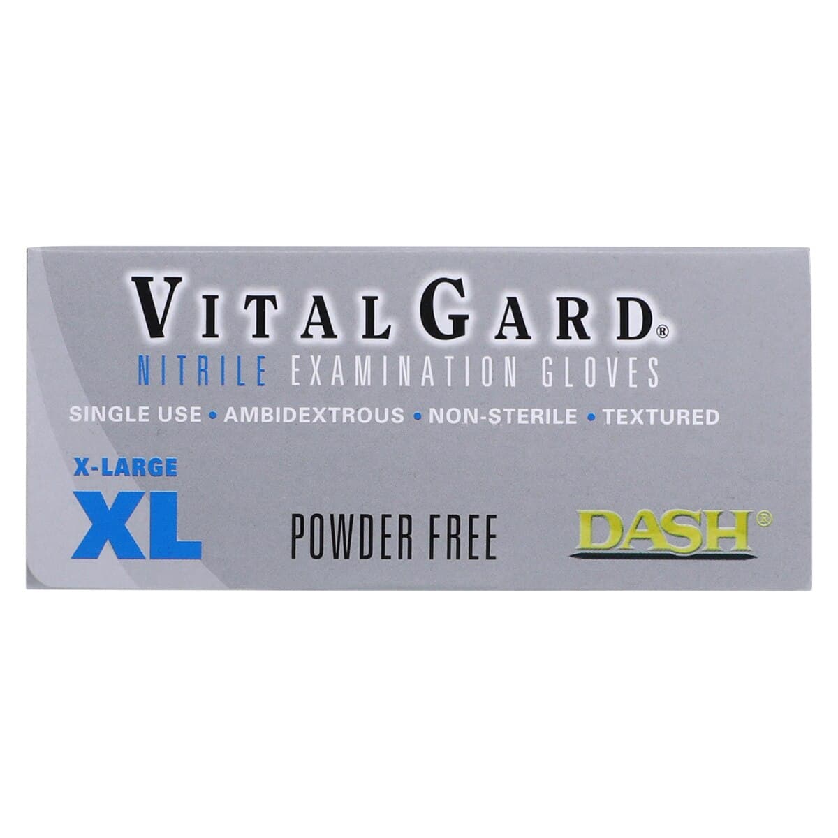 VitalGard Nitrile Exam Gloves, Powder-Free, Latex-Free, Textured, Blue, Extra Large, 100/Box, VNPF100XL thumbnail 6