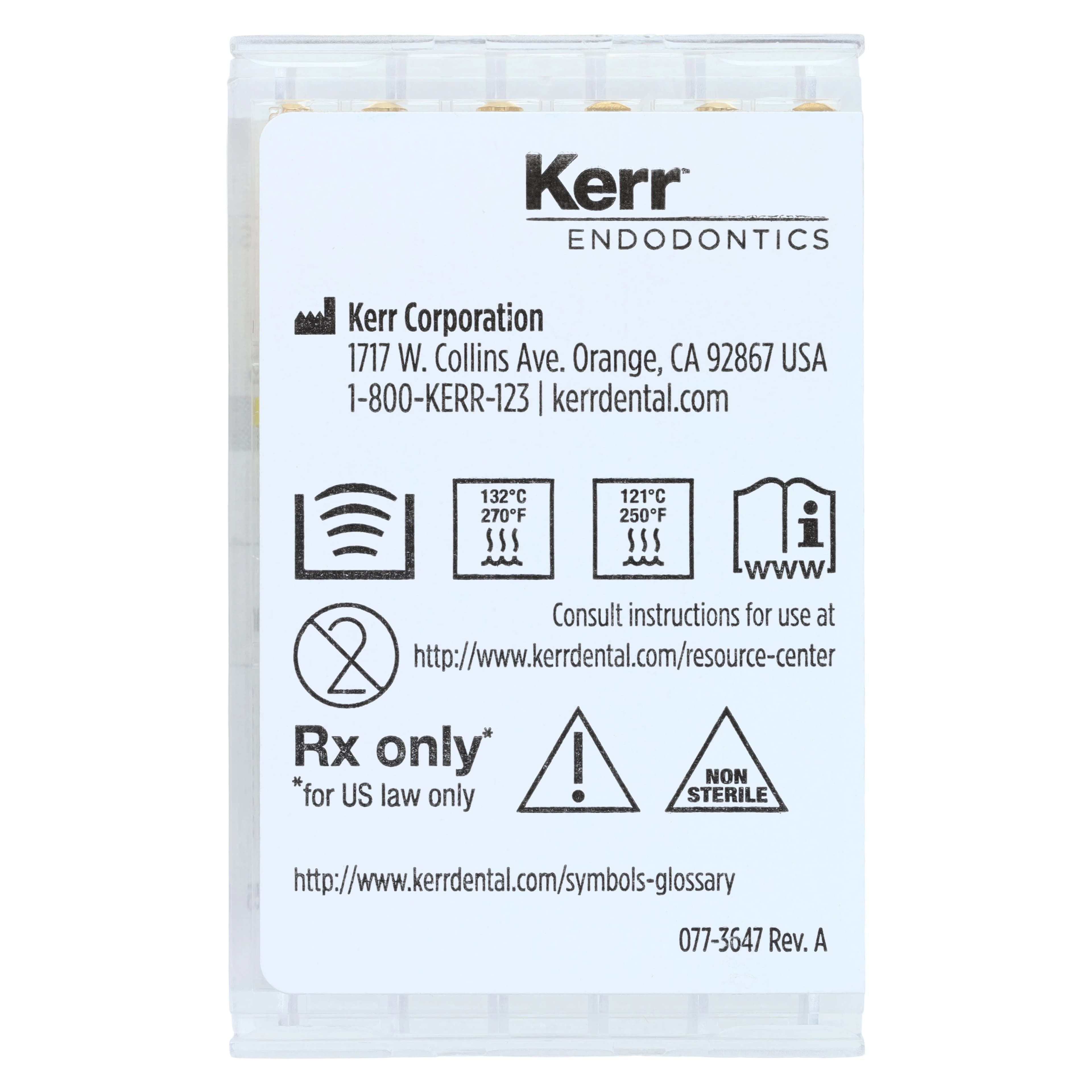 ZenFlex NiTi Rotary Shaping Files, .40/.04, 21mm, Non-Cutting Tip, 6/Pk, 818-1401 thumbnail 2