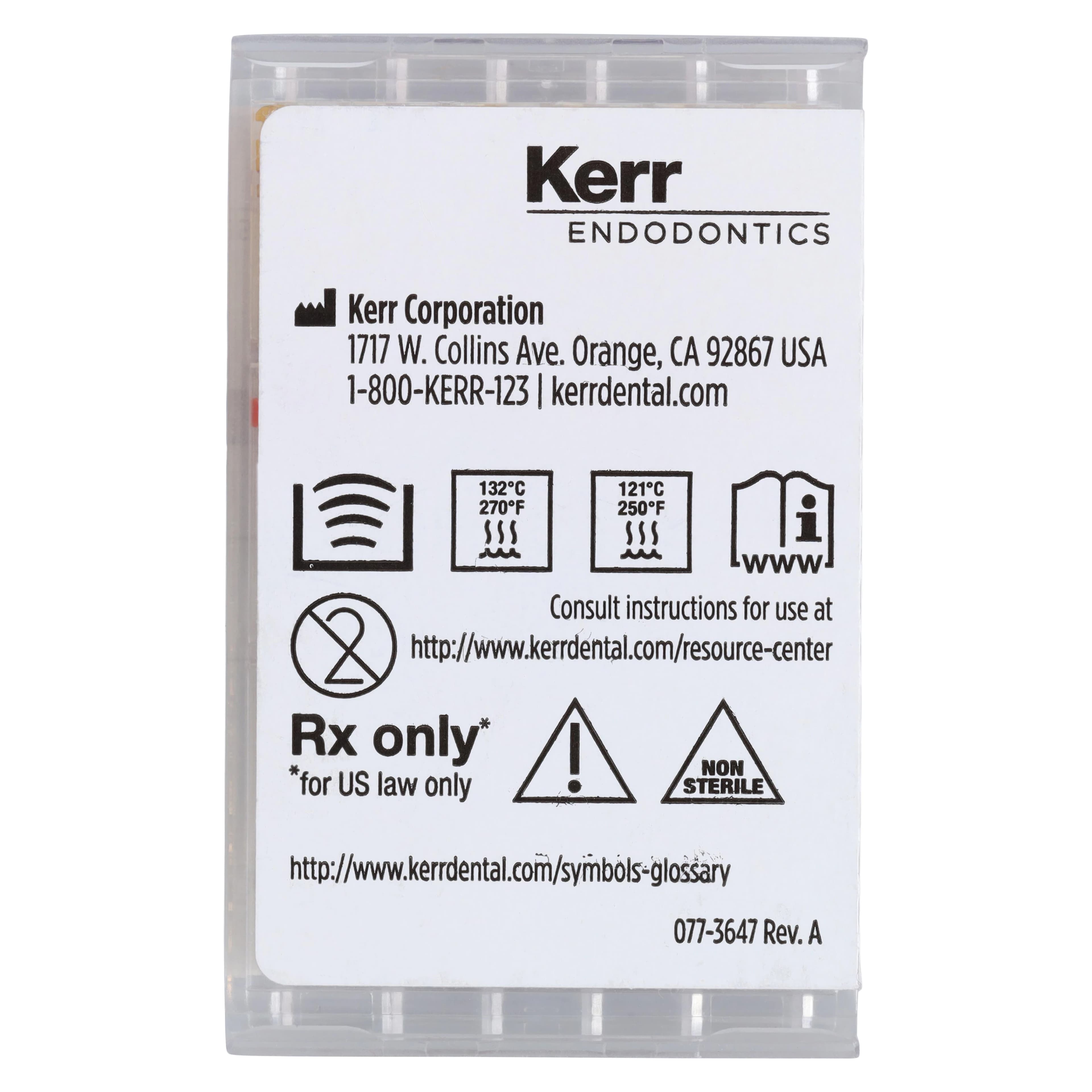 ZenFlex NiTi Rotary Shaping Files, .25/.06, 25mm, Non-Cutting Tip, 6/Pk, 818-2252 thumbnail 7