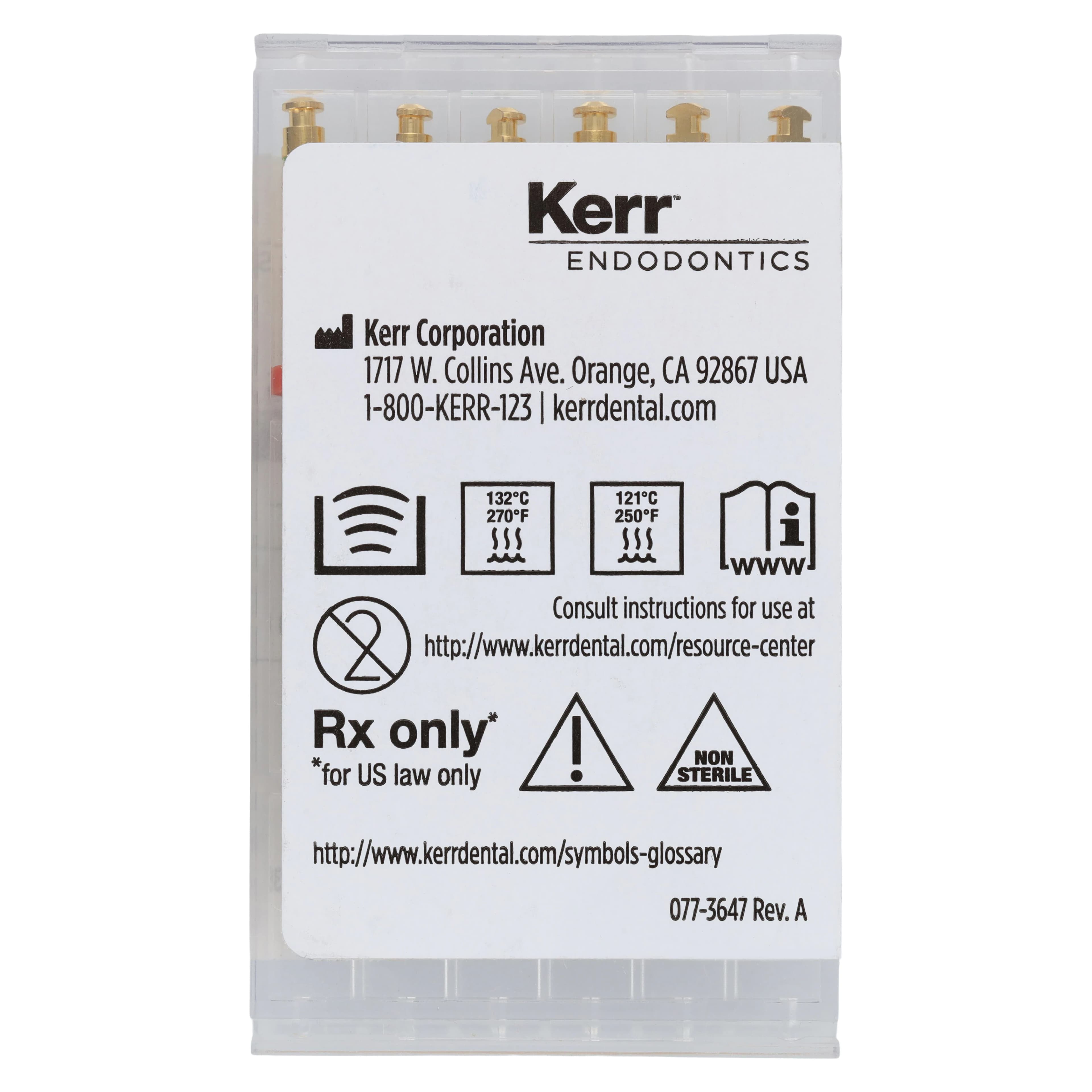 ZenFlex NiTi Rotary Shaping Files, .35/.06, 31mm, Non-Cutting Tip, 6/Pk, 818-2353 thumbnail 2