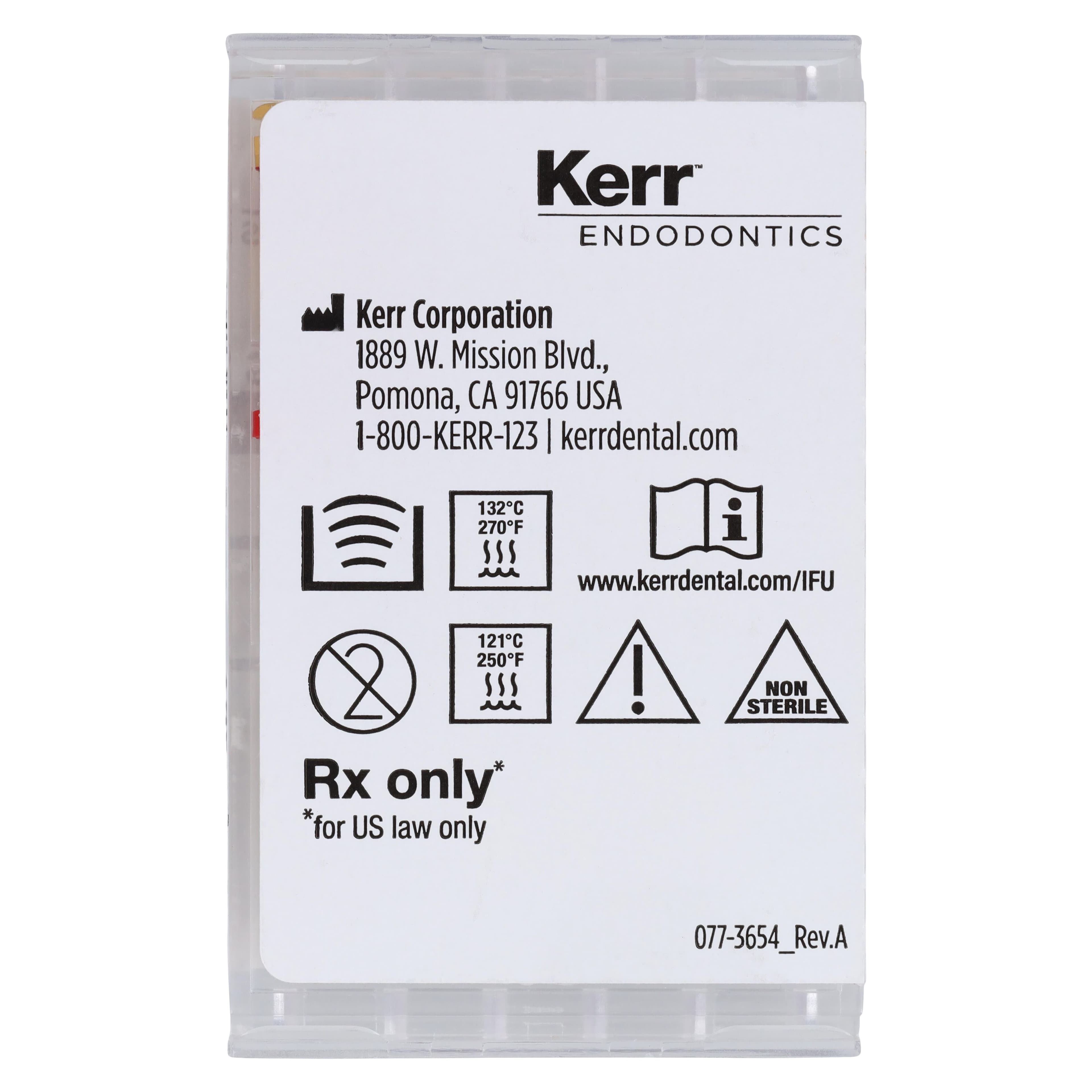 Kerr ZenFlex ONE Reciprocating NiTi File, Primary, Red, .25/.06, 21mm, 3/Pk, 818-2604 thumbnail 7