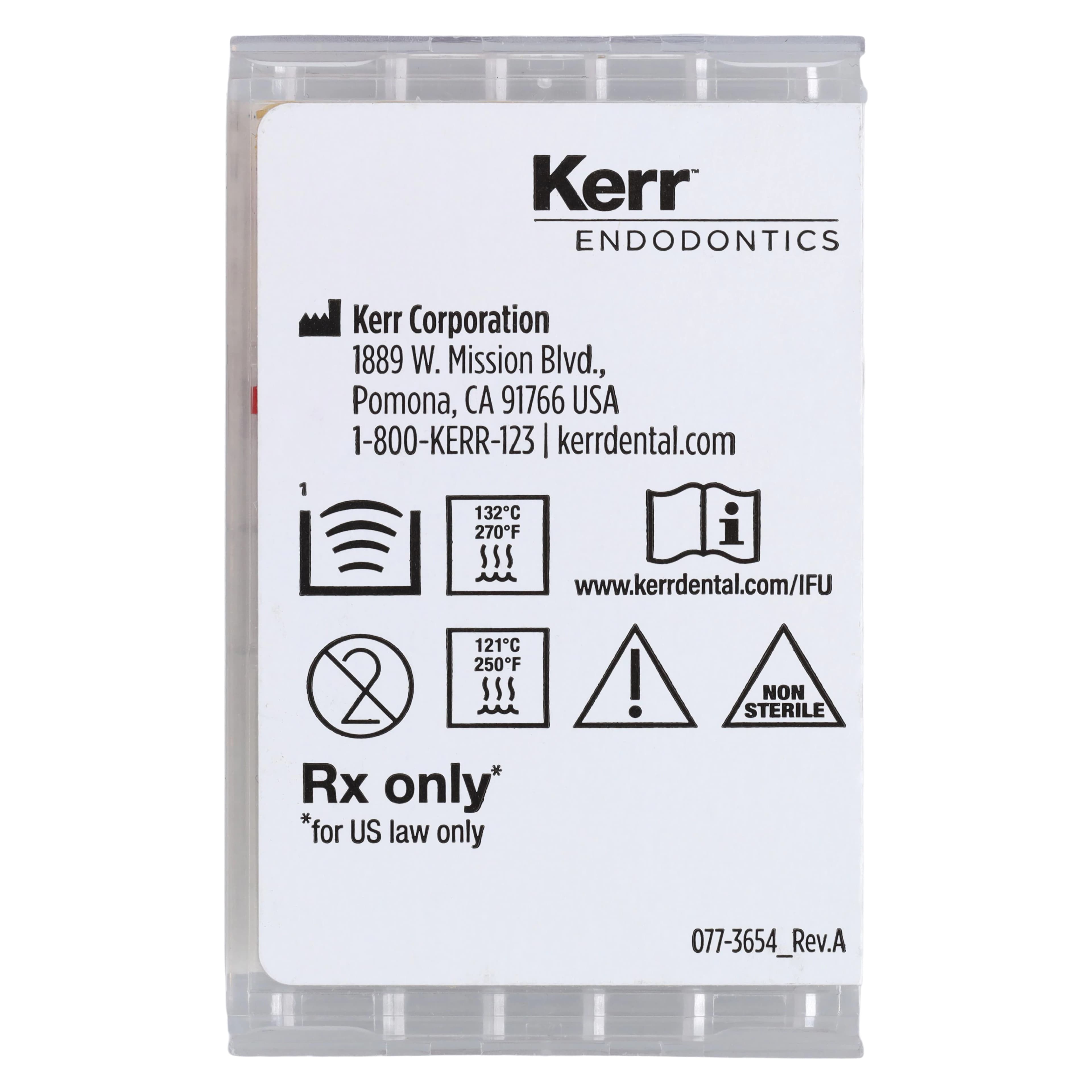 ZenFlex ONE Reciprocating NiTi File, Primary, Red, .25/.06, 25 mm, 3/Pk, 818-2605 thumbnail 7