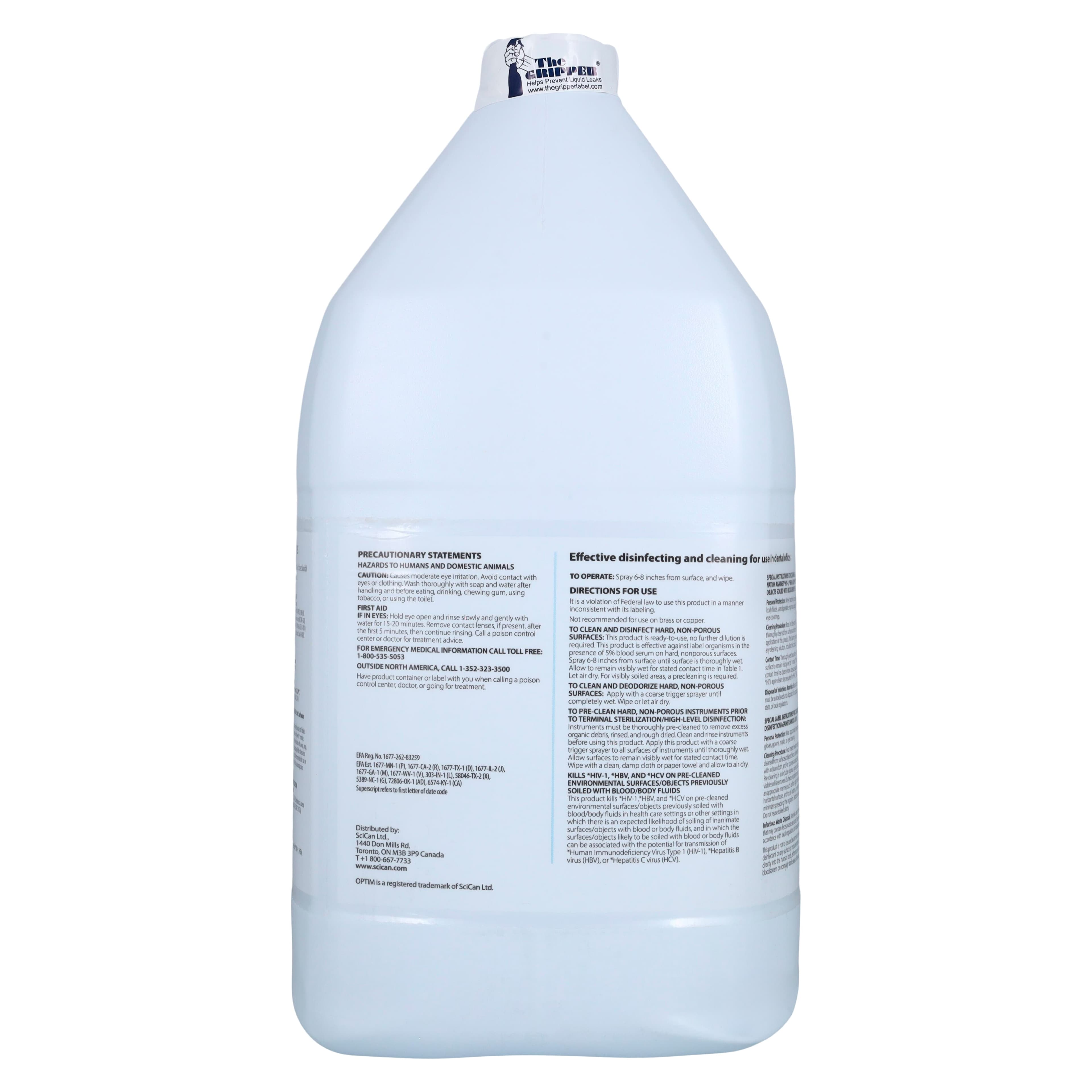 OPTIM OS1 One-Step Cleaner-Disinfectant, Ready-to-Use, 1 Gallon Bottle, OS1US-4X1 thumbnail 3