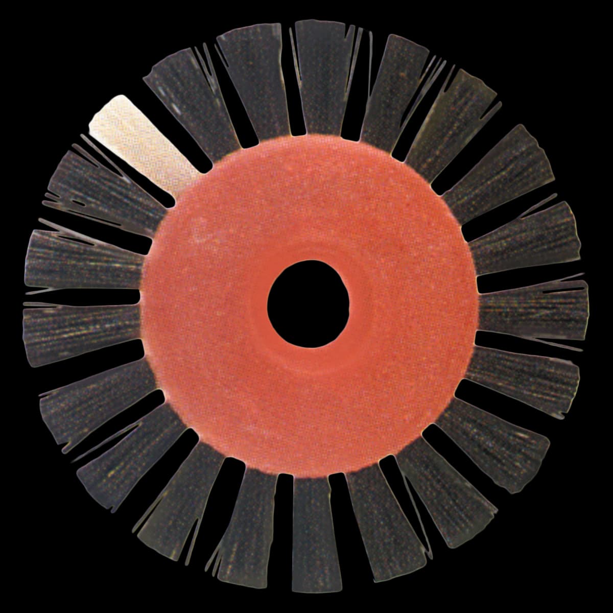 Hatho Special Lathe Brushes, 1-3/4" Diameter, 12/Pk, 1670020 - Hatho Lathe Brush 1.75" Pack of 12 - Image 1