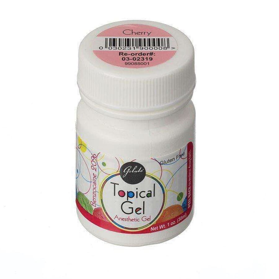 Gelato Topical Anesthetic Gel, 20% Benzocaine, Cherry, 1 oz Jar, 03-02319 - Gelato Topical Anesthetic Gel, , 1 oz, Each, Cherry, 03-02319 - Image 1