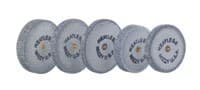 Keystone Mizzy White Heatless Wheel, Size #5, 7/8" x 1/8" (22.2mm x 3.1mm), 50/Box, 1900245 thumbnail 2