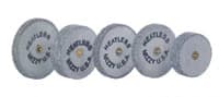 Keystone Mizzy Heatless Wheels #6, White, 3/32" x 7/8", 50/Box, 1900246 - #6 White Mizzy Heatless Wheels Pack of 50 - Image 1