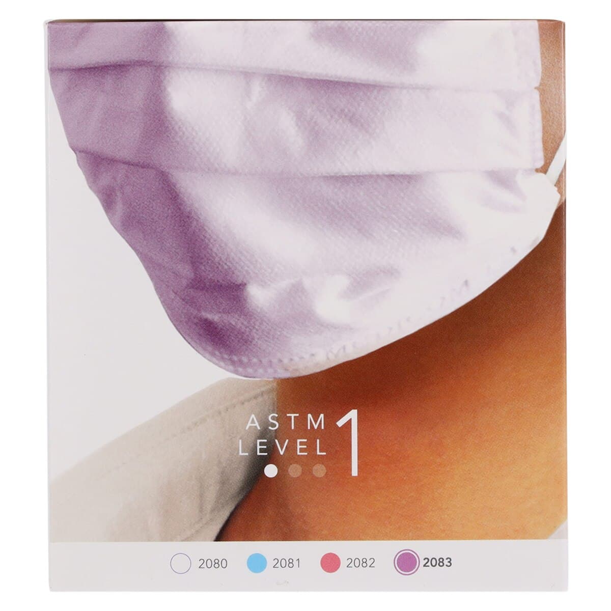 SafeMask SofSkin Procedure Earloop Face Masks, ASTM Level 1, Lavender, 50/Box, 2083 thumbnail 8