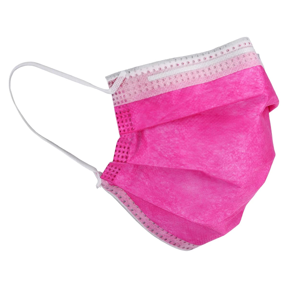 SafeMask Master Series Procedure Earloop Face Mask, ASTM Level 3, Azalea Festival (Bright Fuchsia), 50/Box, 2058 thumbnail 3